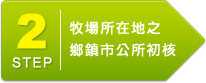 牧場所在地之鄉鎮市公所初核